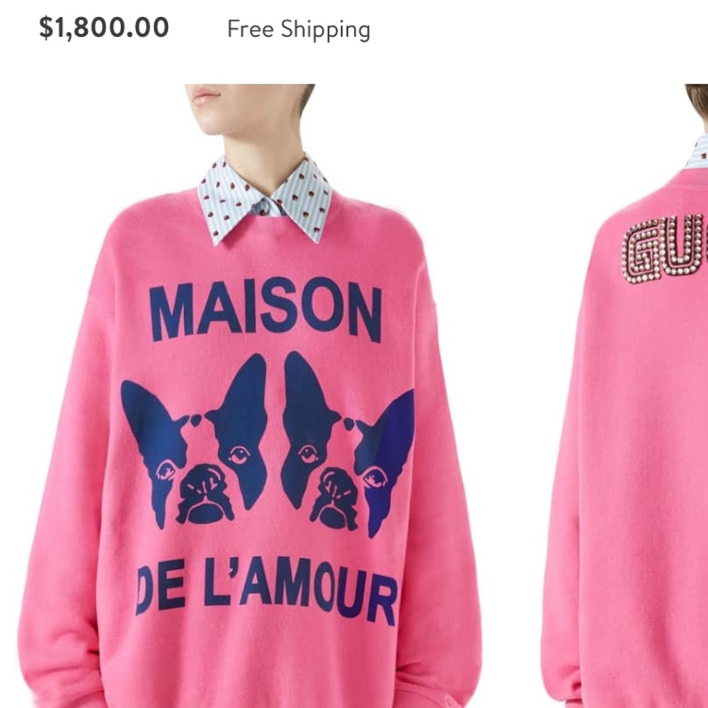 Gucci - Oversize Sweatshirt with Bosco and Orso